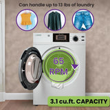 Sèche-linge compact PREMIUM 24 po à évacuation avec prise pour laveuse, 3,1 pi³/13 lb, capteur, 110 V