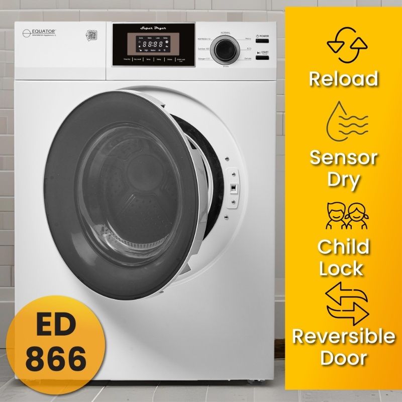 Set de lavandería 110V UN TOMACORRIENTE Lavadora 15 lb 1.62 pc + Secadora ventilada 13 lb 3.1 pc