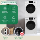 110V STANDARD STACKABLE EW 835 18 lbs Washer 1.9cf + ED 870 Vented Sensor Dryer 4cf
