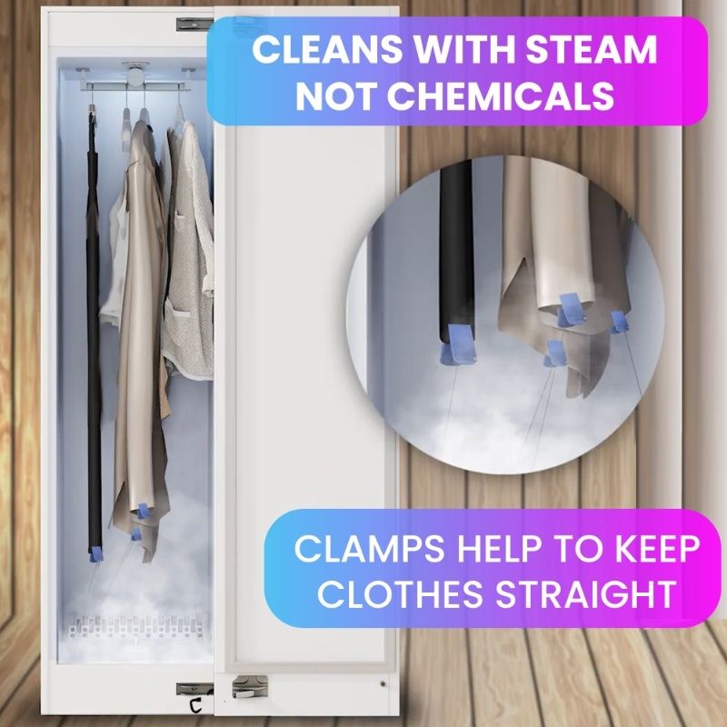 Steam Dryer Closet Sanitize Deodorize Refresh Slim110V