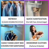 Steam Dryer Closet Sanitize Deodorize Refresh Slim110V