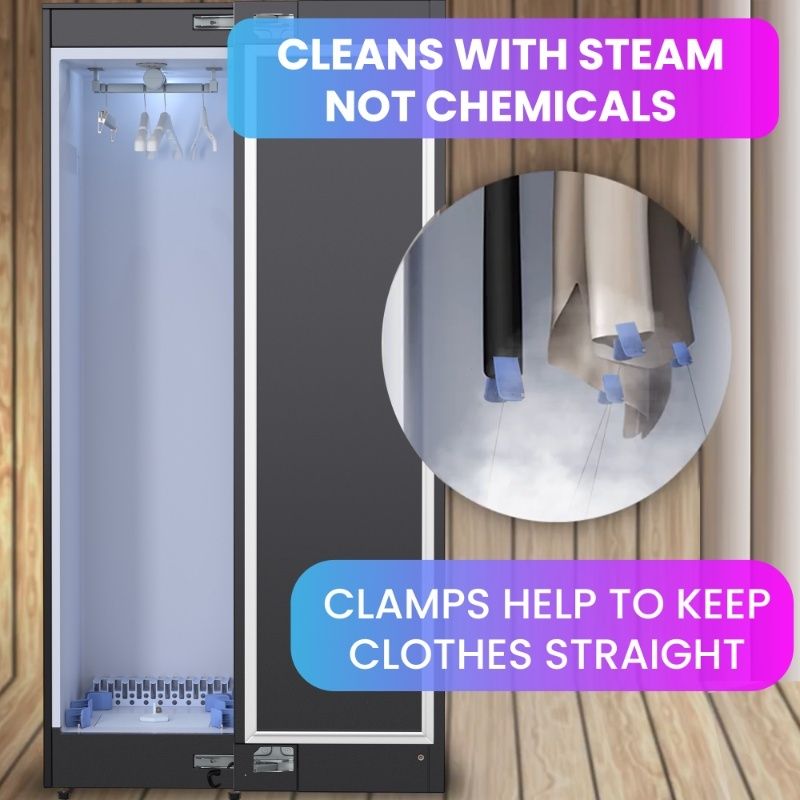 Steam Dryer Closet Sanitize Deodorize Refresh Slim110V