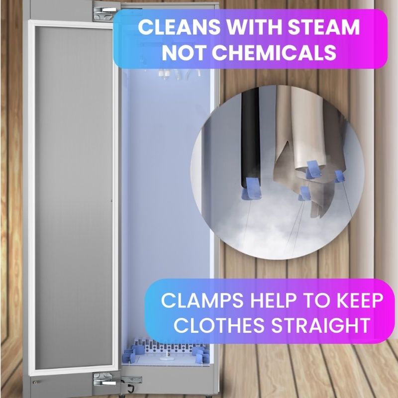 Steam Dryer Closet Sanitize Deodorize Refresh Slim110V