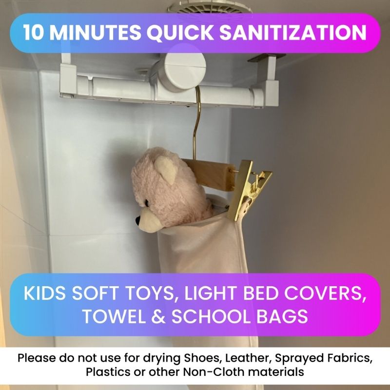 Steam Dryer Closet Sanitize Deodorize Refresh Slim110V