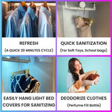 Steam Dryer Closet Sanitize Deodorize Refresh Slim110V