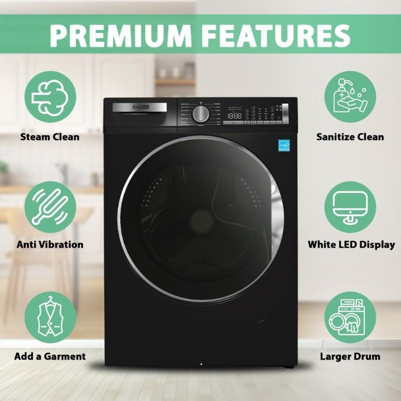 ConServ Washer 2.2cf AUTOSENSE 1400 RPM 15 programs Sanitize LED Display 110V