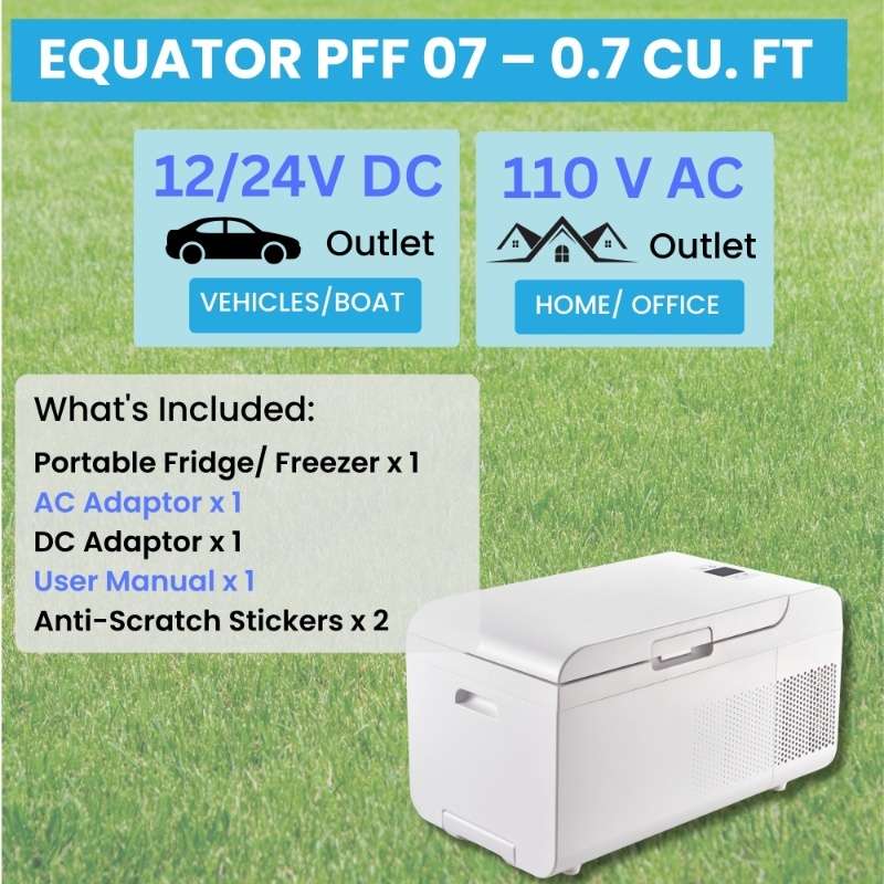 Rolling Fridge-Freezer Portable Casters Retractable Handle 0.7cf 12/110V