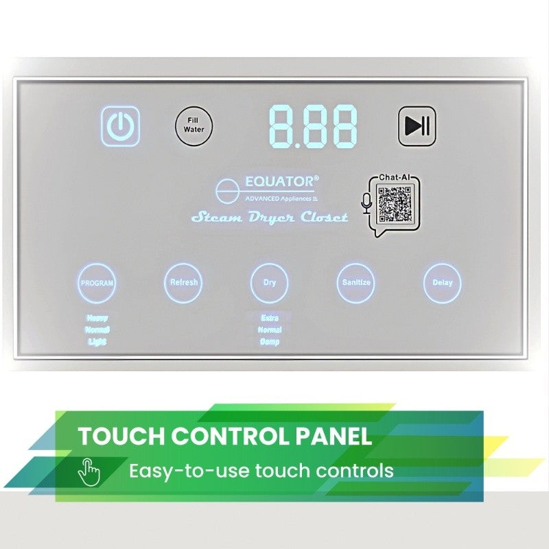 Steam Dryer Closet Sanitize Deodorize Refresh Slim110V