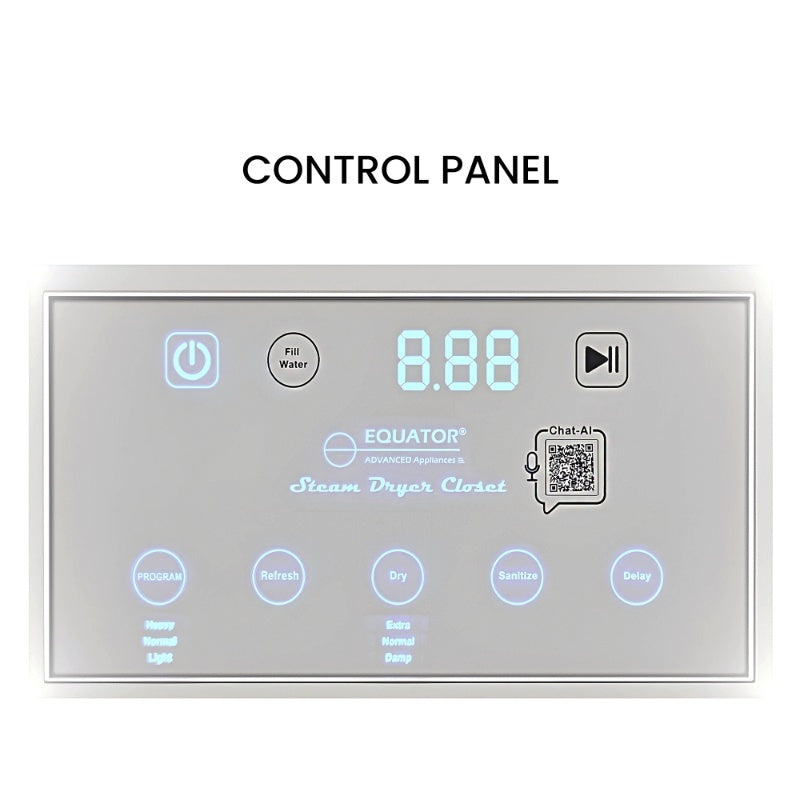 Steam Dryer Closet Sanitize Deodorize Refresh Slim110V