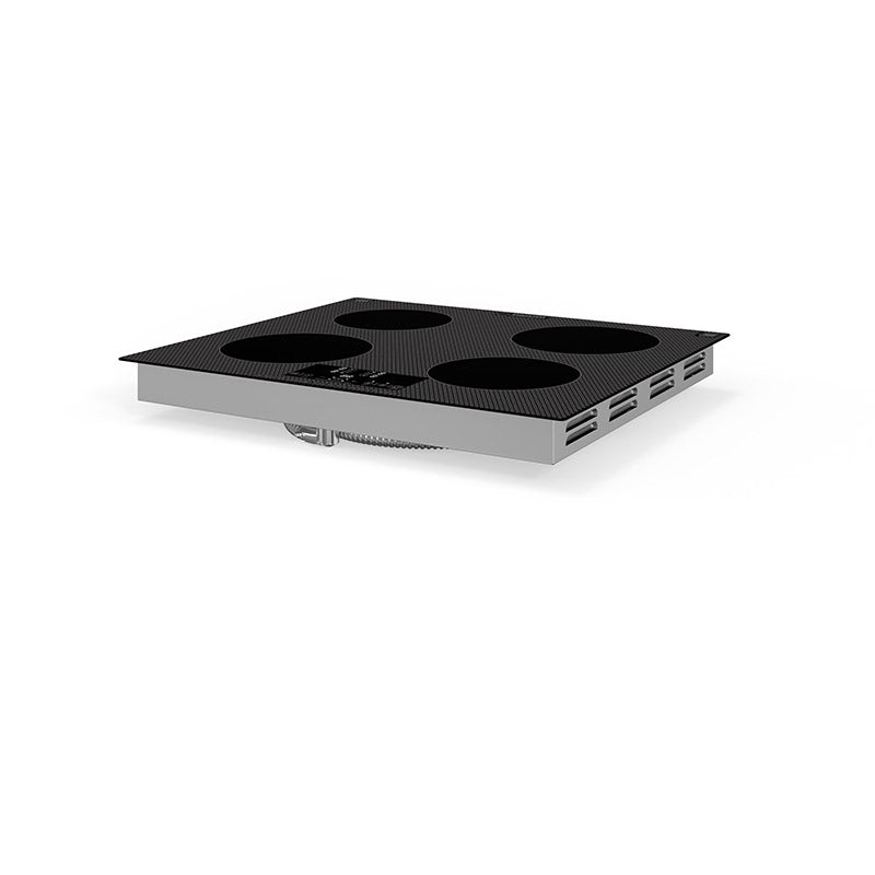 Table de cuisson à induction encastrable Equator de 24 pouces, 4 foyers, fonction Power Boost, maintien au chaud, 240V, 7400W