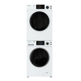 110V STANDARD STACKABLE EW 835 18 lbs Washer 1.9cf + ED 870 Vented Sensor Dryer 4cf