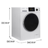 Super Washer 1.9cf/18lbs PET CYCLE Sani Allergen 1400RPM White 110V