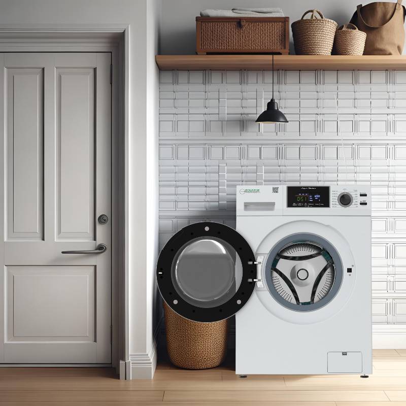 Super Washer 1.9cf/18lbs PET CYCLE Sani Allergen 1400RPM White 110V