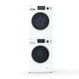110V STANDARD STACKABLE EW 835 18 lbs Washer 1.9cf + ED 870 Vented Sensor Dryer 4cf