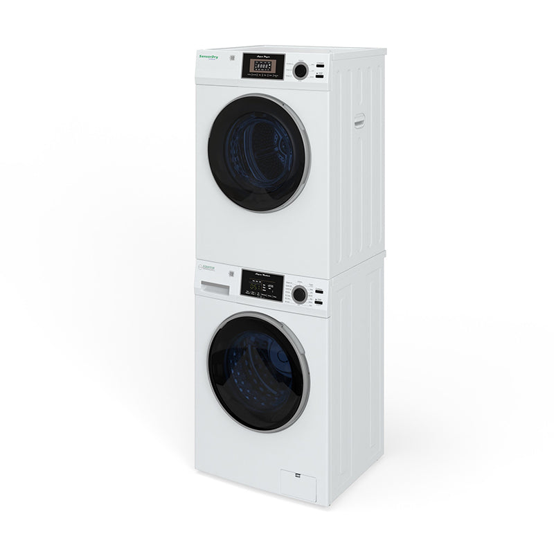 Set de lavandería 110V UN TOMACORRIENTE Lavadora 15 lb 1.62 pc + Secadora ventilada 13 lb 3.1 pc