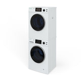 Set de lavandería 110V UN TOMACORRIENTE Lavadora 15 lb 1.62 pc + Secadora ventilada 13 lb 3.1 pc