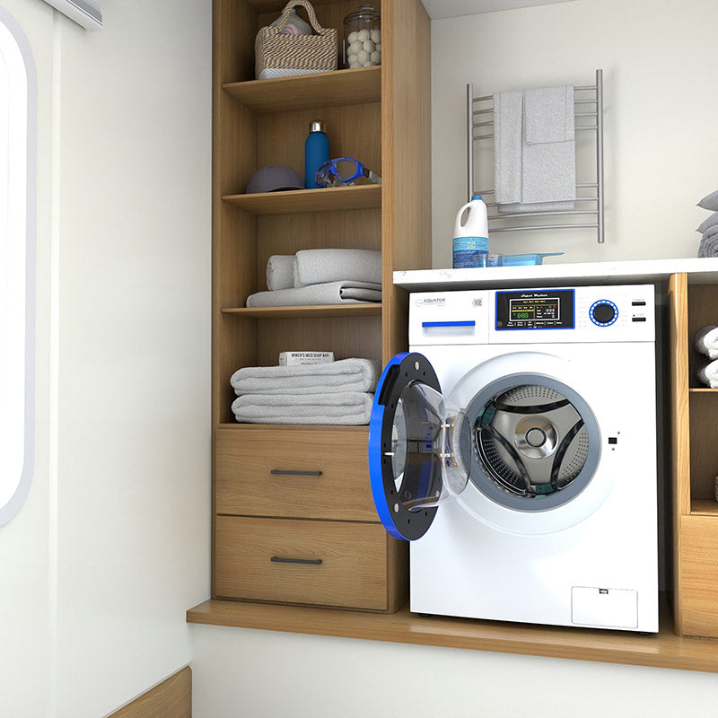 Lave-linge marin ANTIROUILLE 1,62 pi³/15 lb, 1400 tr/min, cycle sel, désinfection, 110 V