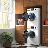 Set de lavandería 110V UN TOMACORRIENTE Lavadora 15 lb 1.62 pc + Secadora ventilada 13 lb 3.1 pc
