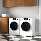 Set de lavandería 110V UN TOMACORRIENTE Lavadora 15 lb 1.62 pc + Secadora ventilada 13 lb 3.1 pc
