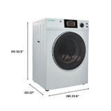 PREMIUM Compact 24 in VENTED Dryer w/Washer SOCKET 3.1cf/13lb SENSOR 110V