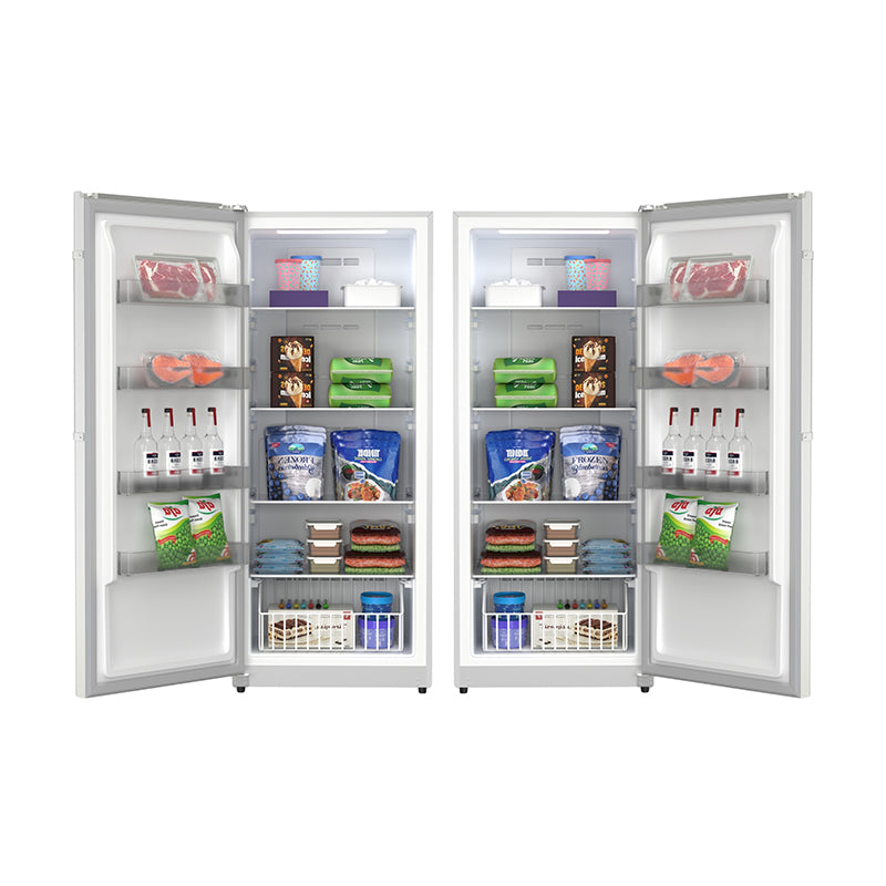 Congelador vertical Conserv de 17 pies cúbicos, CONVERTIBLE A REFRIGERADOR, apto para garaje, certificado Energy Star, 28 pulgadas de ancho, 110 V