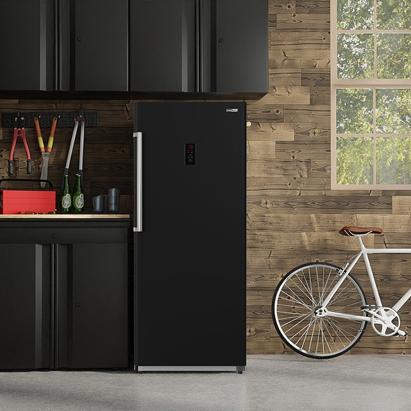 Congelador vertical Conserv de 17 pies cúbicos, CONVERTIBLE A REFRIGERADOR, apto para garaje, certificado Energy Star, 28 pulgadas de ancho, 110 V