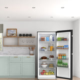 Congelador vertical Conserv de 17 pies cúbicos, CONVERTIBLE A REFRIGERADOR, apto para garaje, certificado Energy Star, 28 pulgadas de ancho, 110 V