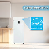 Congelador vertical Conserv de 17 pies cúbicos, CONVERTIBLE A REFRIGERADOR, apto para garaje, certificado Energy Star, 28 pulgadas de ancho, 110 V