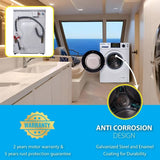 Original Marine Combo Washer Dryer ANTI CORROSION 1.62 cf/15 lbs 1400 RPM Salt Wash 110V