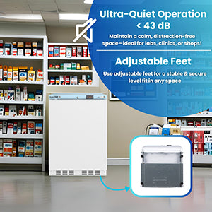 Refrigerador COMERCIAL/FARMACÉUTICO Conserv Compact de 24 pulgadas, 3.9 pies cúbicos, WIFI, 110V