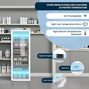 Conserv 24in COMMERCIAL/PHARMACEUTICAL Refrigerator 12.7cf WIFI 110V
