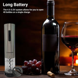 Equator Electric Cordless Wine Opener w/ Charging Base, LED Light + Foil Cutter