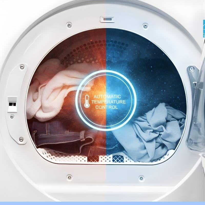 Sèche-linge à condensation/sans évacuation ConServ 4cf, assainissement, affichage LED, porte réversible, 220V, EStar (reconditionné)