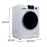 Original All-In-One 4600 Washer Dryer VENTLESS/VENTED PET Cycle 1.62cf/15lbs 110V