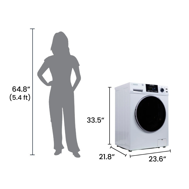 Original All-In-One 4600 Washer Dryer VENTLESS/VENTED PET Cycle 1.62cf/15lbs 110V
