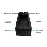 5 In High Pan Stand for all 24 In Laundry Units