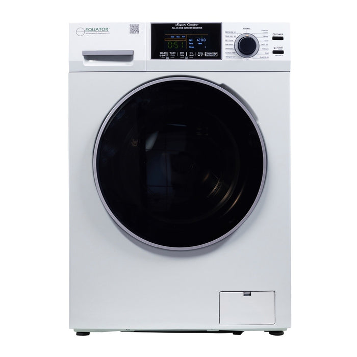 Original All-In-One 4600 Washer Dryer VENTLESS/VENTED PET Cycle 1.62cf/15lbs 110V White(Renewed)