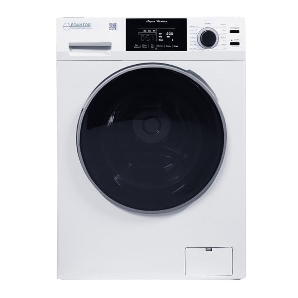 Super Washer 1.9cf/18lbs Sani Allergen Winterize 1400RPM White 110V