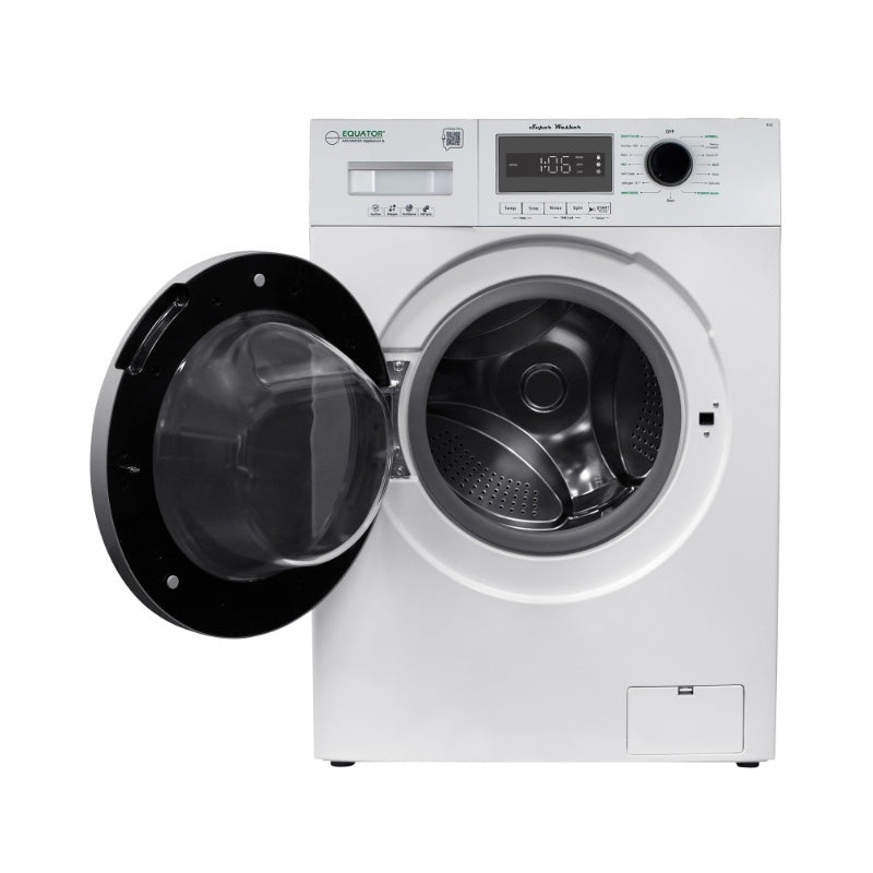 Equator Compact Washer 1.57cf/13lbs POWER WASH 15 Programs 1200rpm 110V