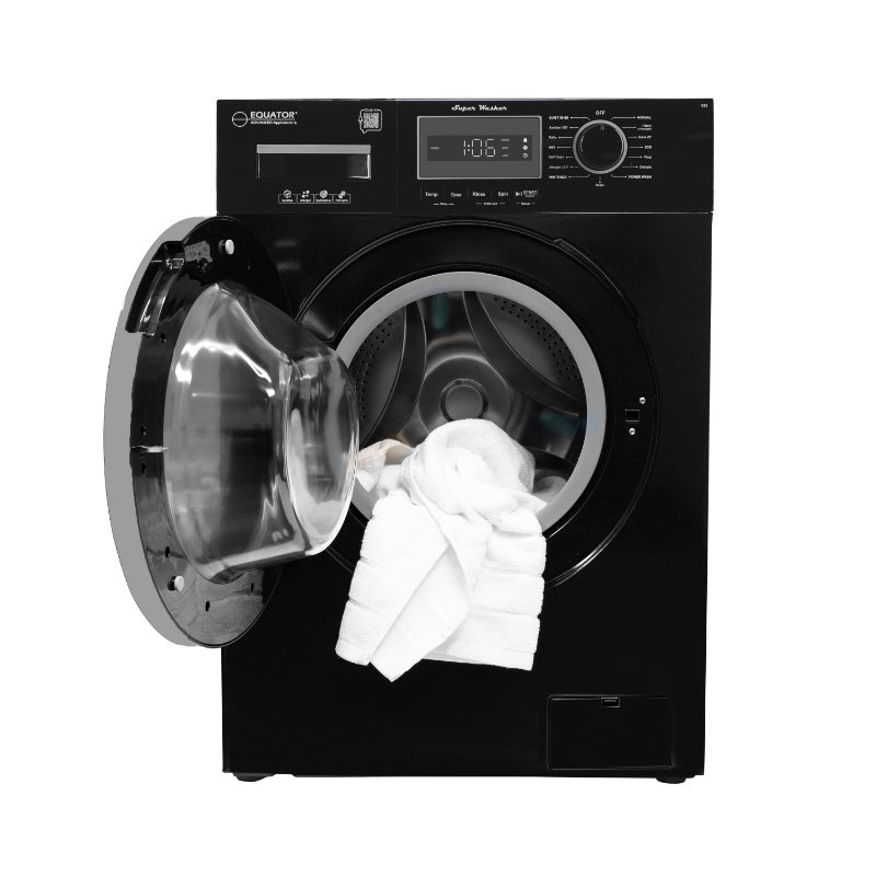 Equator Compact Washer 1.57cf/13lbs POWER WASH 15 Programs 1200rpm 110V