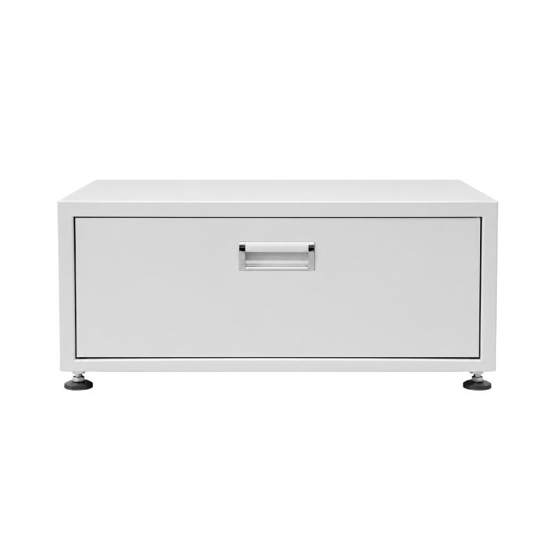 Socle de lavage universel pour laveuse, sécheuse et combiné de 24 pouces avec tiroir de rangement