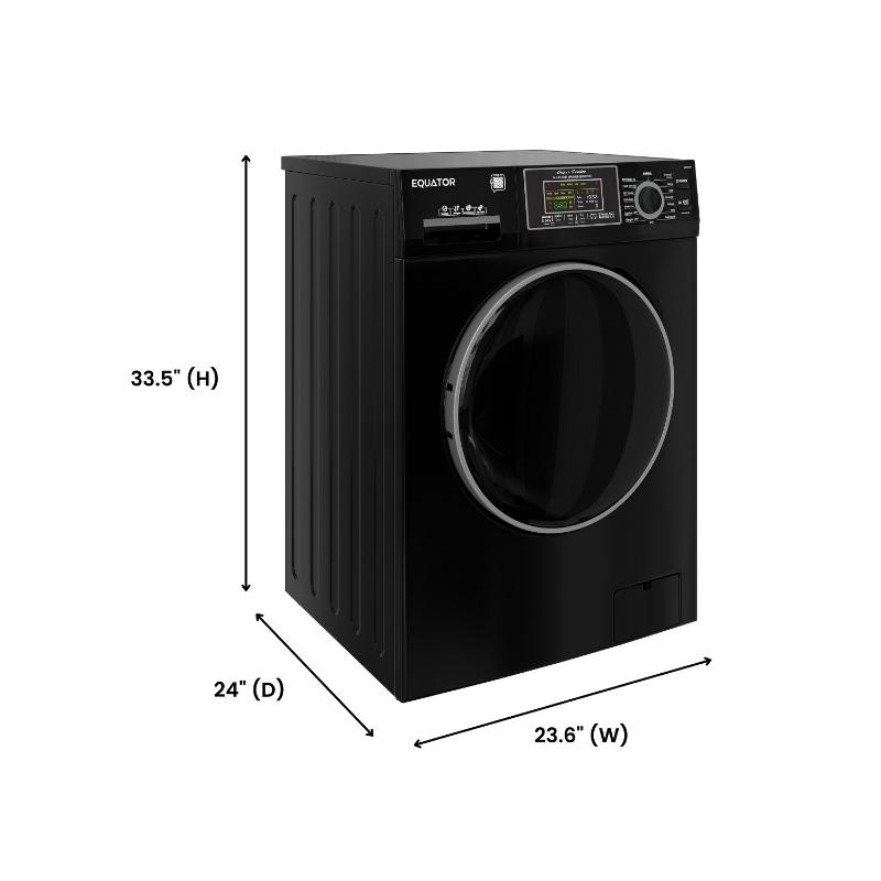 Laveuse-sécheuse tout-en-un Equator Max avec ou sans évent, 2,5 pi³ / 26 lb, 1400 tr/min, 110 V