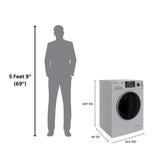 Laveuse-sécheuse tout-en-un Equator Max avec ou sans évent, 2,5 pi³ / 26 lb, 1400 tr/min, 110 V