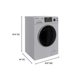 Laveuse-sécheuse tout-en-un Equator Max avec ou sans évent, 2,5 pi³ / 26 lb, 1400 tr/min, 110 V