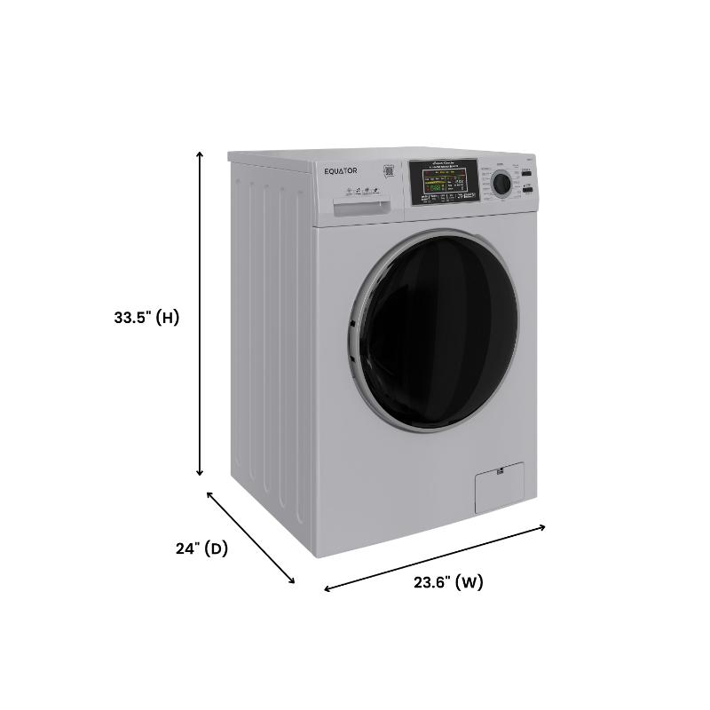 Laveuse-sécheuse tout-en-un Equator Max avec ou sans évent, 2,5 pi³ / 26 lb, 1400 tr/min, 110 V