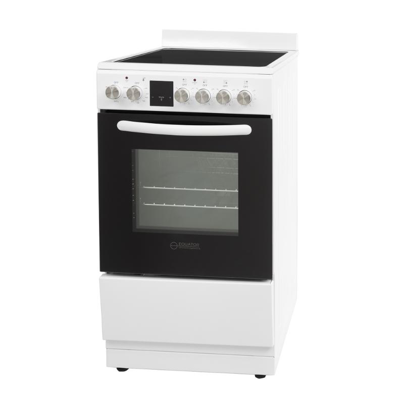 Equator 20 Electric Cooking Range 4 Ceramic Burner CONVECTION OVEN AIR FRYER SS