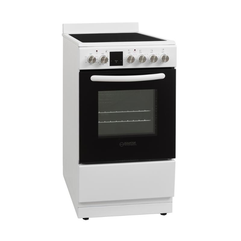 Equator 20 Electric Cooking Range 4 Ceramic Burner CONVECTION OVEN AIR FRYER SS