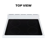 Equator 20 Electric Cooking Range 4 Ceramic Burner CONVECTION OVEN AIR FRYER SS