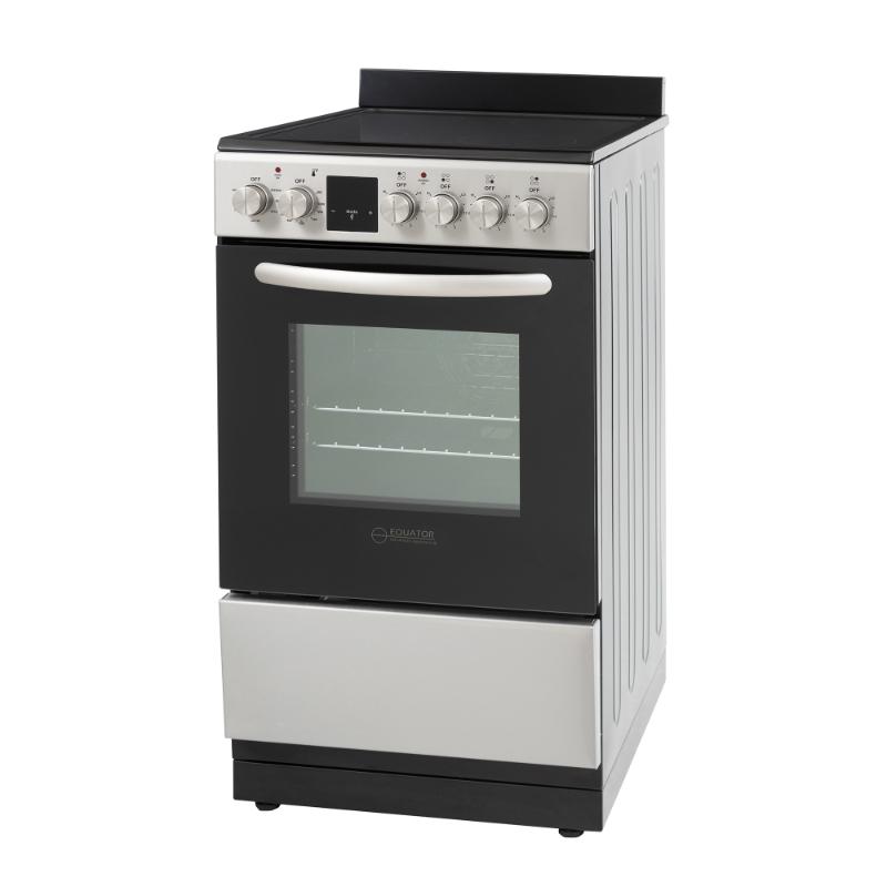 Equator 20 Electric Cooking Range 4 Ceramic Burner CONVECTION OVEN AIR FRYER SS