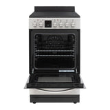 Equator 20 Electric Cooking Range 4 Ceramic Burner CONVECTION OVEN AIR FRYER SS